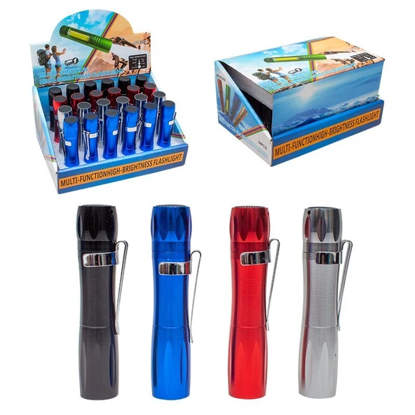 Powermaster PM-4715 1 Ledli 1*AA Pilli El Feneri ürün görseli 1