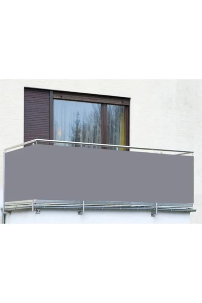 Tentecim 7m X 65 Cm Gri Balkon Demiri Brandası Pilsa Fitilli Fitilsiz Yaz Ve Kış Aylarına Dayanıklı ürün görseli 1