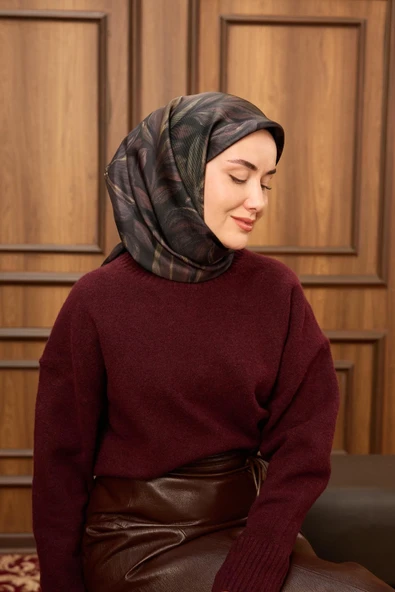 Silk Home Twill İpek Eşarp 11493-10 - Resim 4