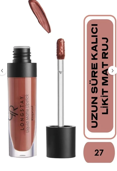 Golden Rose Longstay Liquid Matte Lipstick No:27 ürün görseli 1