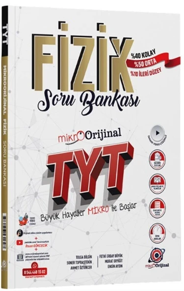 TYT Fizik Soru Bankası Orijinal Mikro ürün görseli 1