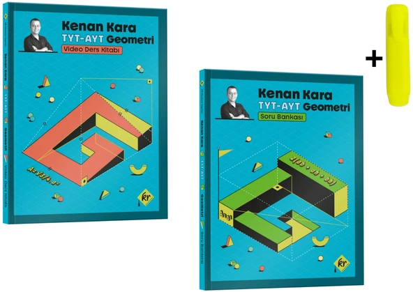 Kr Akademi Kenan Kara İle TYT - AYT Geometri Video Ders Ve Soru Kitabı Seti ürün görseli 1