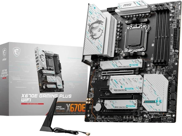 MSI X670E Gaming Plus Wi-Fi AMD AM5 DDR5 ATX Anakart Outlet ürün görseli 1