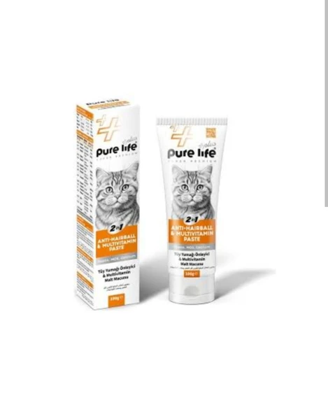 Pure Life tüy yumağı önleyici &multivitamin&malt macunu 100gr ürün görseli 1