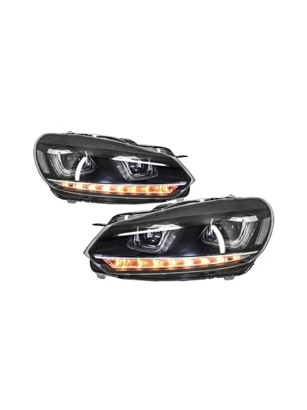 Vw Golf 6 2009-2012 Uyumlu Çif U Far ürün görseli 1