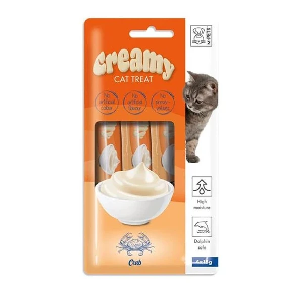 M-Pets Yengeçli Kedi Ödülü 15gr 4lü ürün görseli 1
