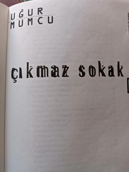 Çıkmaz Sokak - Uğur Mumcu - Resim 3