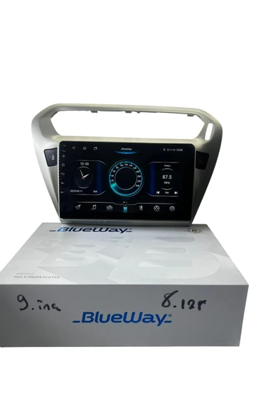Peugeot 301 - C-Elysee (Şampanya) BLUEWAY 8-128 TAM PROFESYONEL OEM MULTİMEDİA ürün görseli 1