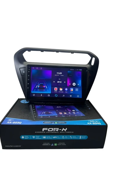 Pejo 301 -Citroen C-elyse (Siyah) FORX 6-128 TAM PROFESYONEL OEM MULTİMEDİA ürün görseli 1