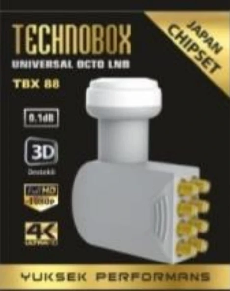 SEKİZLİ LNB..10 ADET TECHNOBOX ürün görseli 1