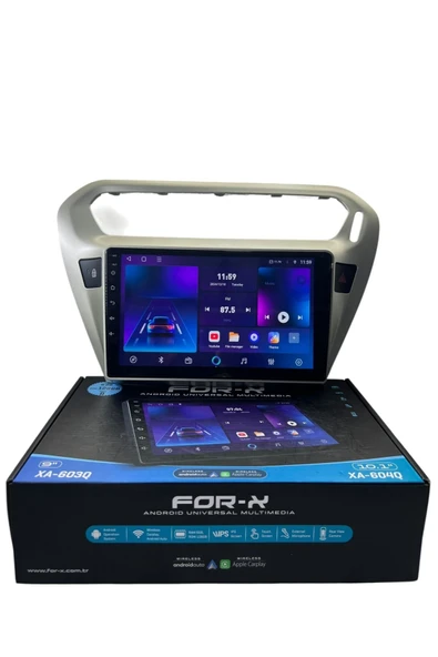 Pejo 301 Citroen C-elyse (Gri) FORX 6-128 TAM PROFESYONEL OEM MULTİMEDİA ürün görseli 1