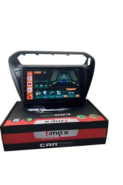 Pejo 301 -Citroen C-elyse (Siyah) FİMEX 4-64 (FANLI) DSPLİ PRO OEM MULTİMEDİA ürün görseli 1