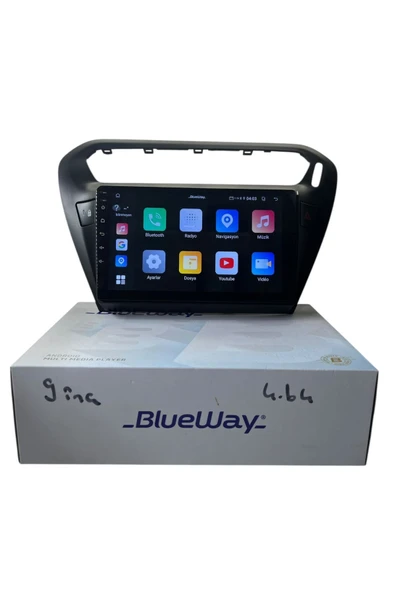 Pejo 301 -Citroen C-elyse (Siyah) BLUEWAY 4-64 PROFESYONEL OEM MULTİMEDİA ürün görseli 1