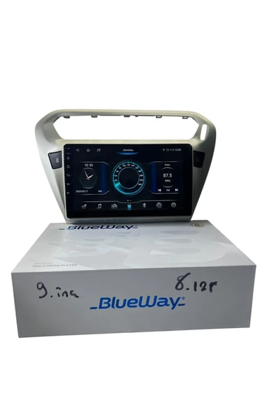Pejo 301 Citroen C-elyse (Gri) BLUEWAY 8-128 TAM PROFESYONEL OEM MULTİMEDİA ürün görseli 1