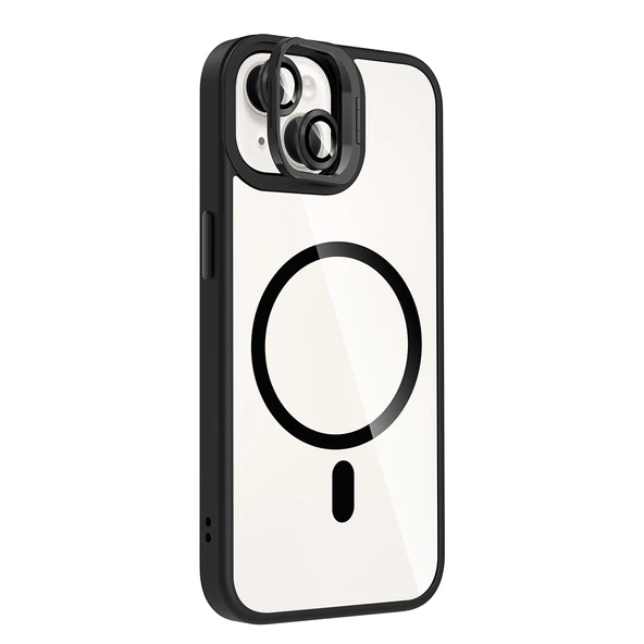 Gpack Apple iPhone 14 uyumlu Kılıf Standlı M-Safe Özellikli Etro Kapak  Lens Koruma ürün görseli 1