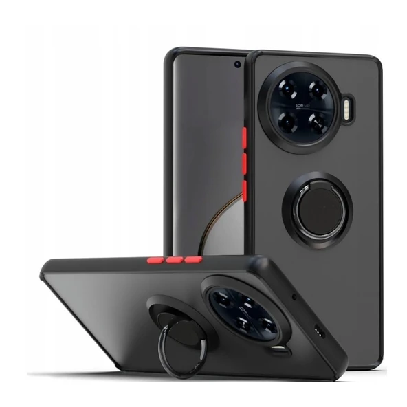 Gpack Tecno Spark 20 Pro Plus uyumlu Kılıf Montreal Yüzüklü Mıknatıslı Kamera Korumalı Silikon ürün görseli 1