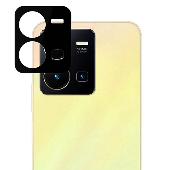 Gpack Vivo Y35S uyumlu Kamera Lens Koruyucu 3D Cam Siyah ürün görseli 1
