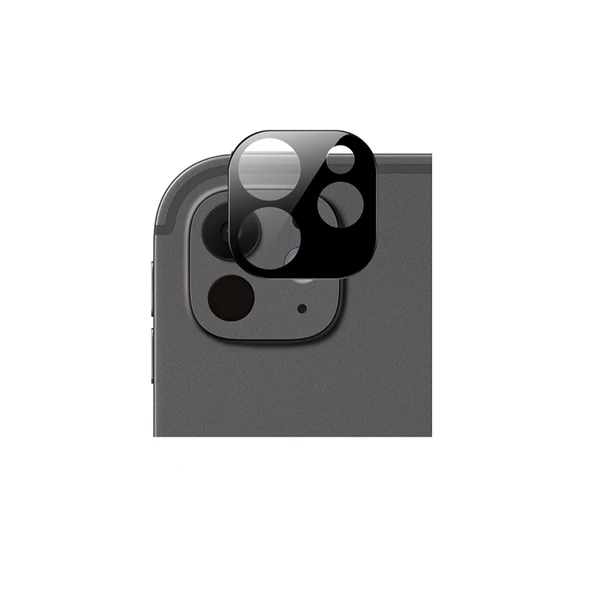 Gpack iPad Pro 11 2024 uyumlu Kamera Lens Koruyucu 3D Cam Siyah ürün görseli 1