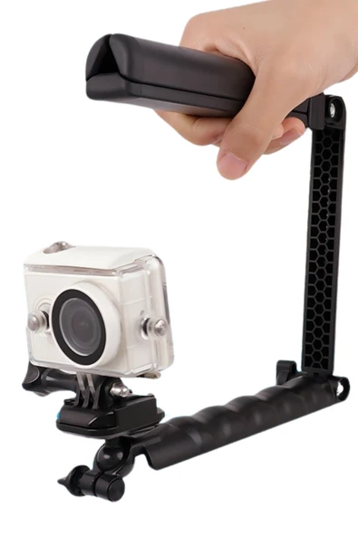 Katlanabilir 3 Way Çok Yönlü Aksiyon Kamera GoPro ile Uyumlu Tripod Monopod ürün görseli 1