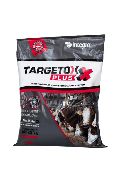 İntegro  Pakmaya Targetox Plus Sinerjik Ve Efektif Mikotoksin Bentonit Toksin Bağlayıcı 25 Kg ürün görseli 1