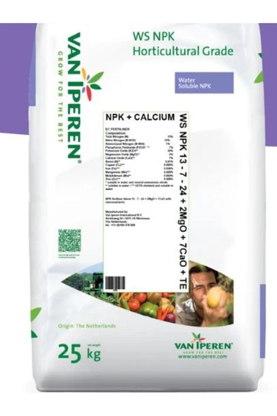 Van Iperen  Lipari 13 - 7 - 24 + 7 Cao+2 Mgo+te 25 kg ürün görseli 1