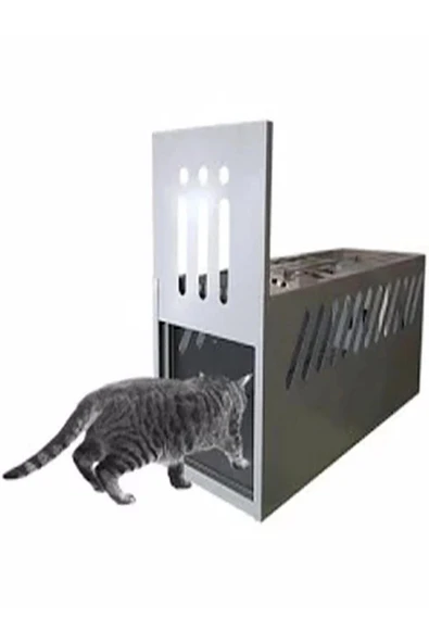 Elektro Frog  Zararsız Kedi Canlı Yakalama Kafesi Sansar Yakalama Kedi Yakalama Kapanı Tavşan Baksı Kedi Kapanı ürün görseli 1