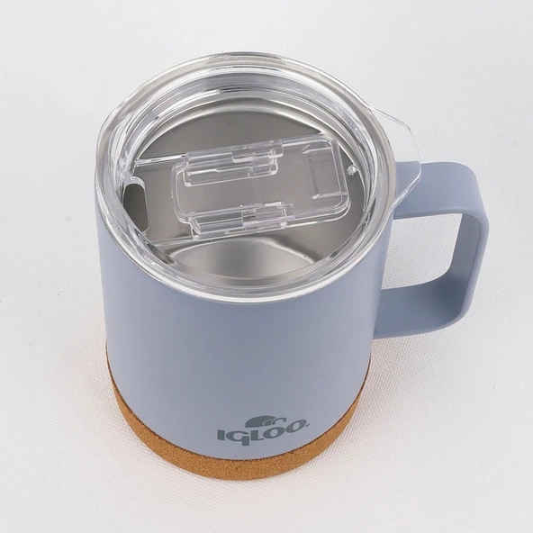 Igloo Cork Mug 350ml-DUMAN MAVİ - Resim 3