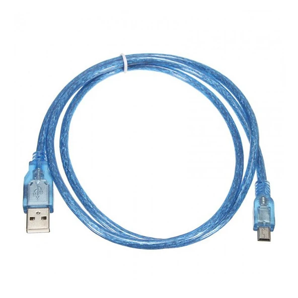5 pin Mini usb kablo usb to mini usb şarj ve data kablosu 1m ürün görseli 1
