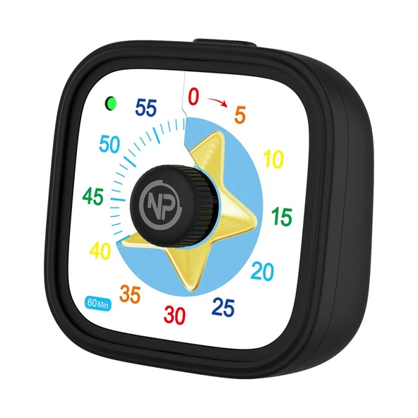 NPO NPT31ST Mutfak,Ders,Yemek için 60dk Analog Alarm Zamanlayıcı,Pomodoro Öğrenci Motivasyon Saati ürün görseli 1