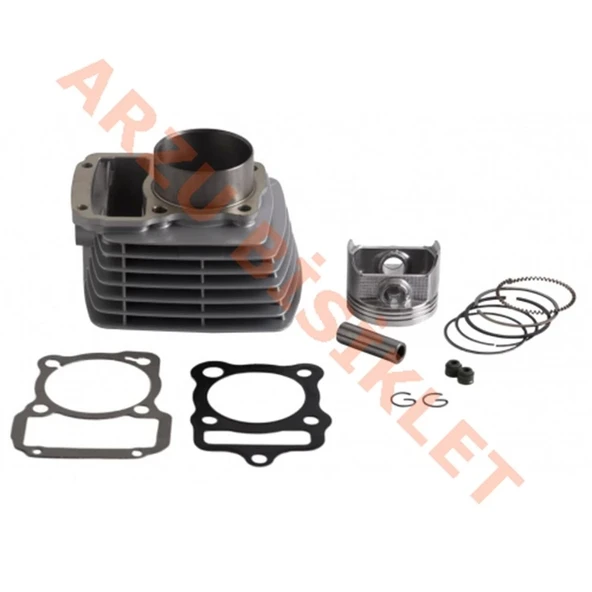 SİLİNDİR KOMPLE 15 PERNO 250cc CG  [65,5 mm] [BOY : 76 mm] ürün görseli 1