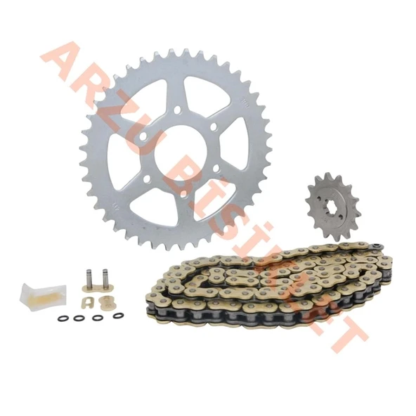 ZİNCİR DİŞLİ SET RS200 14T/41T 520H*110L ORİNGLİ ürün görseli 1