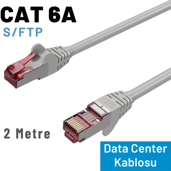 IRENIS CAT6A S/FTP Ethernet Data Center Kablosu, 2 Metre - Resim 2