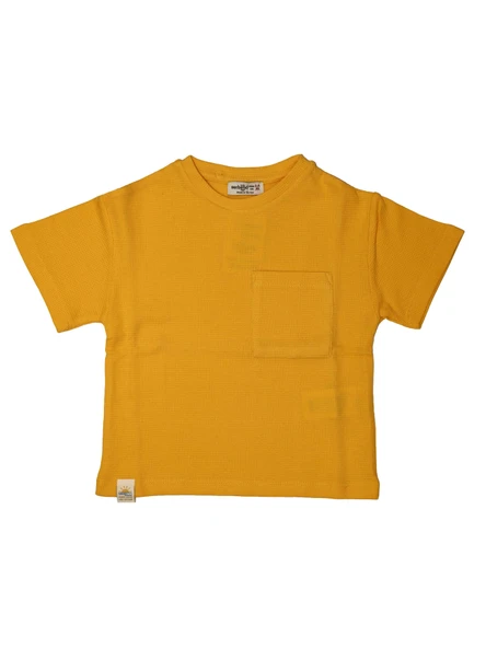 SCE-1438 SERBEND KIDS CEPLİ OVERSİZE ERKEK ÇOCUK TİŞÖRT ürün görseli 1