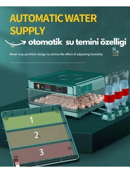 130 Lu Kuluçka Makinesi Tam Otomatik ürün görseli 1