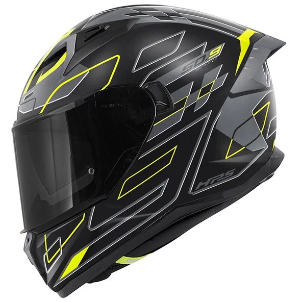 GIVI 50.9 ASSAULT KASK MAT SİYAH - GRİ - NEON SARI ürün görseli 1