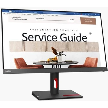 Lenovo ThinkVision S24i-30 63DEKAT3TK 23.8" 4 ms Full HD IPS 100 Hz Monitör ürün görseli 1