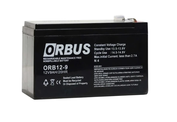 12-9 PİL AKÜ  12V9AH ÇOCUK ürün görseli 1