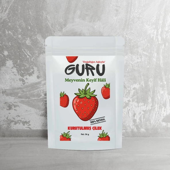 Guru 4 Al 3 Öde Çilek Kurusu Seti Meyve Kurusu - Resim 3