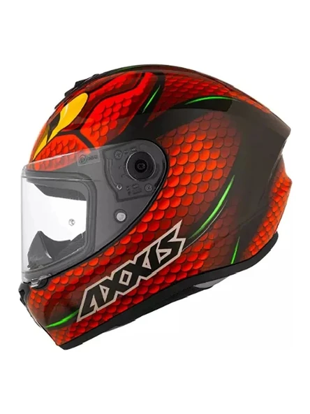 PTTAVM: AXXIS DRAKEN S NAHESA A5 MAT KIRMIZI KASK MAT KIRMIZI