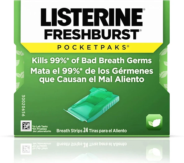 Listerine Damak Strip Fresh Burst  24 Yaprak ürün görseli 1