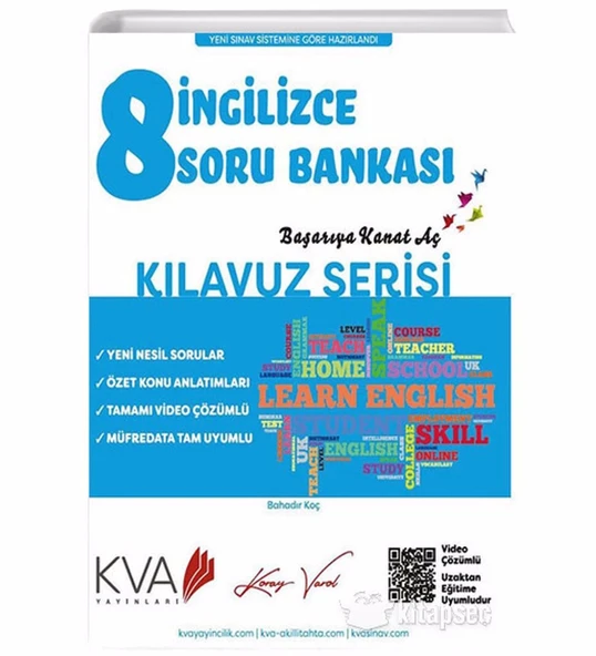 Kva 8.Sınıf İngilizce Soru Bankası Kılavuz Serisi ürün görseli 1