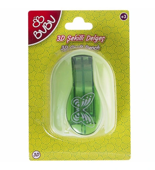 Bu-Bu 3D Kelebek Şekilli Delgeç Kod:Bubu-De0017 ürün görseli 1