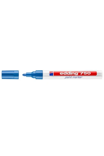 Edding E-750 Marker 2-4Mm Kalem Mavi - Resim 3