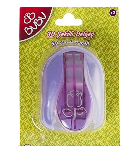Bu-Bu 3D Gül Şekilli Delgeç Kod:Bubu-De0020 ürün görseli 1