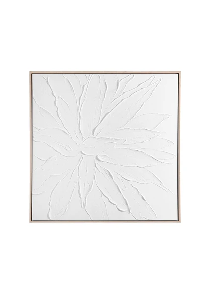 The Mia Kabartma Kanvas Tablo 80x80 cm TBL0079 ürün görseli 1