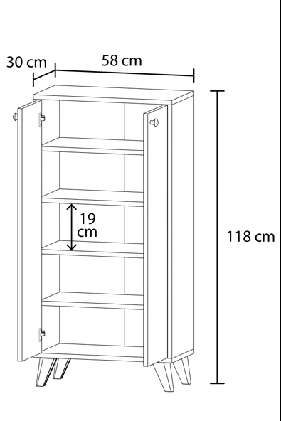 POYRAZ NO 3 ÇOK AMAÇLI DOLAP - Resim 3