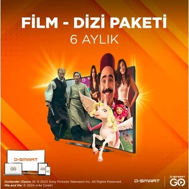 D-SMART GO FİLM-DİZİ PAKETİ 6 AYLIK ürün görseli 1