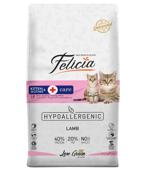 Felicia Hipoalerjenik Kuzu Etli Açık Yavru Kedi Maması 1 Kg ürün görseli 1