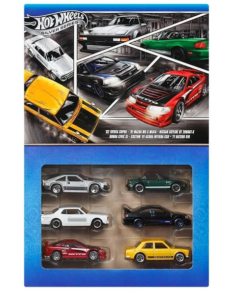 Hot Wheels Japon Temalı 6lı Araba Seti JBY77 ürün görseli 1