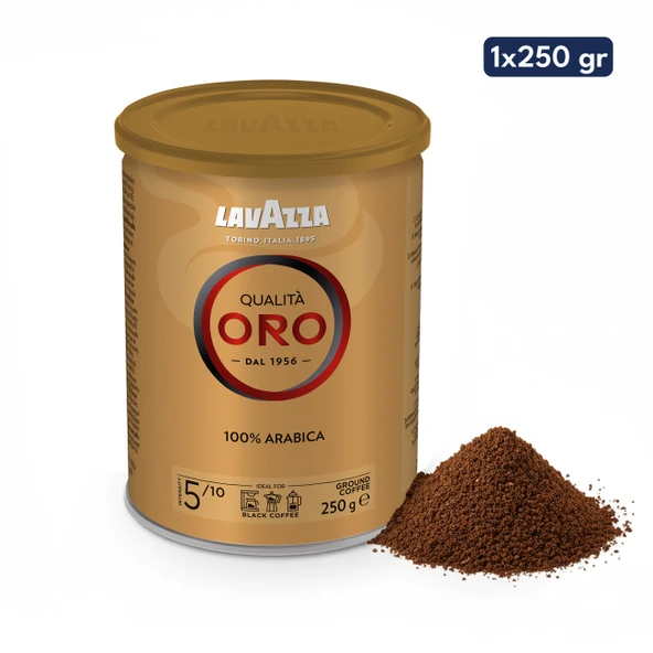 Lavazza Qualita Oro 100% Arabica Filtre Kahve Teneke Kutu 250 Gr ürün görseli 1